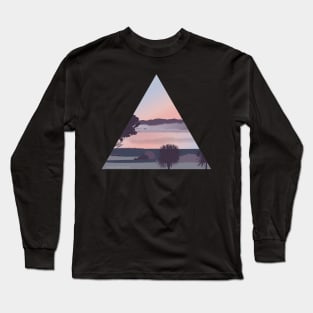 New Zealand Landscape and Scenery – Te Anau Long Sleeve T-Shirt